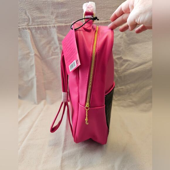 Juicy Couture Hot Pink Backpack with Black Sequins NWTs main image 11